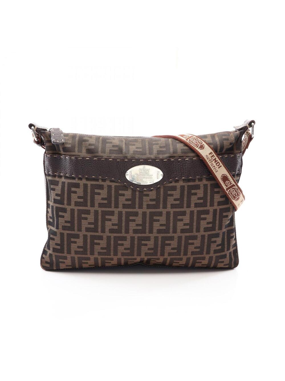 Fendi Selleria Zucca Shoulder Crossbody #272518F56B